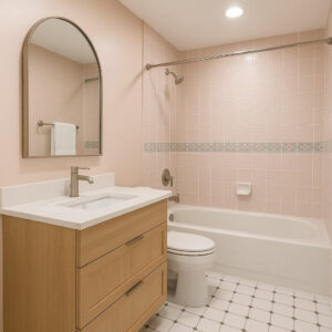 90s bathroom remodel