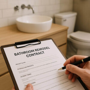 bathroom remodel contract