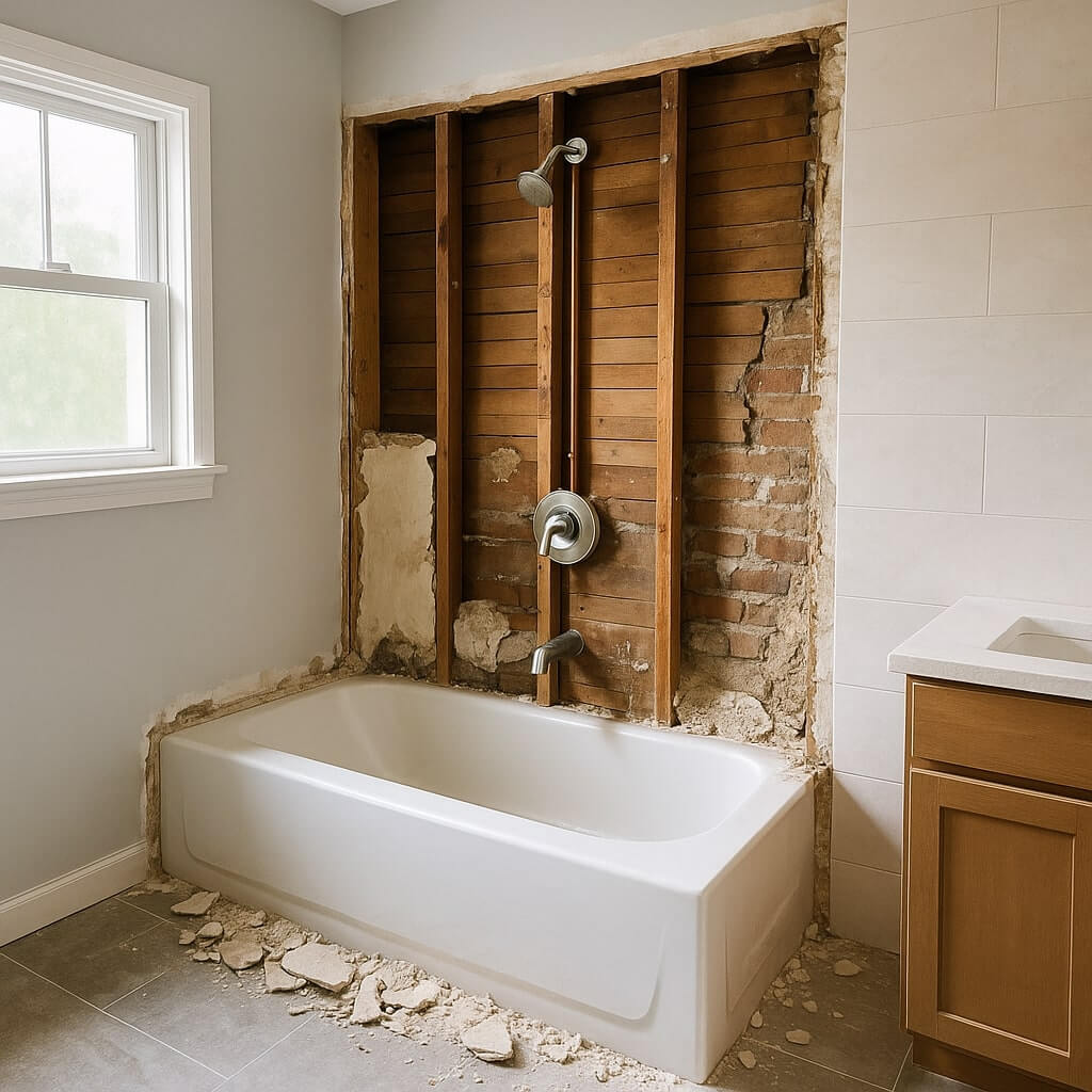 how long bathroom remodel