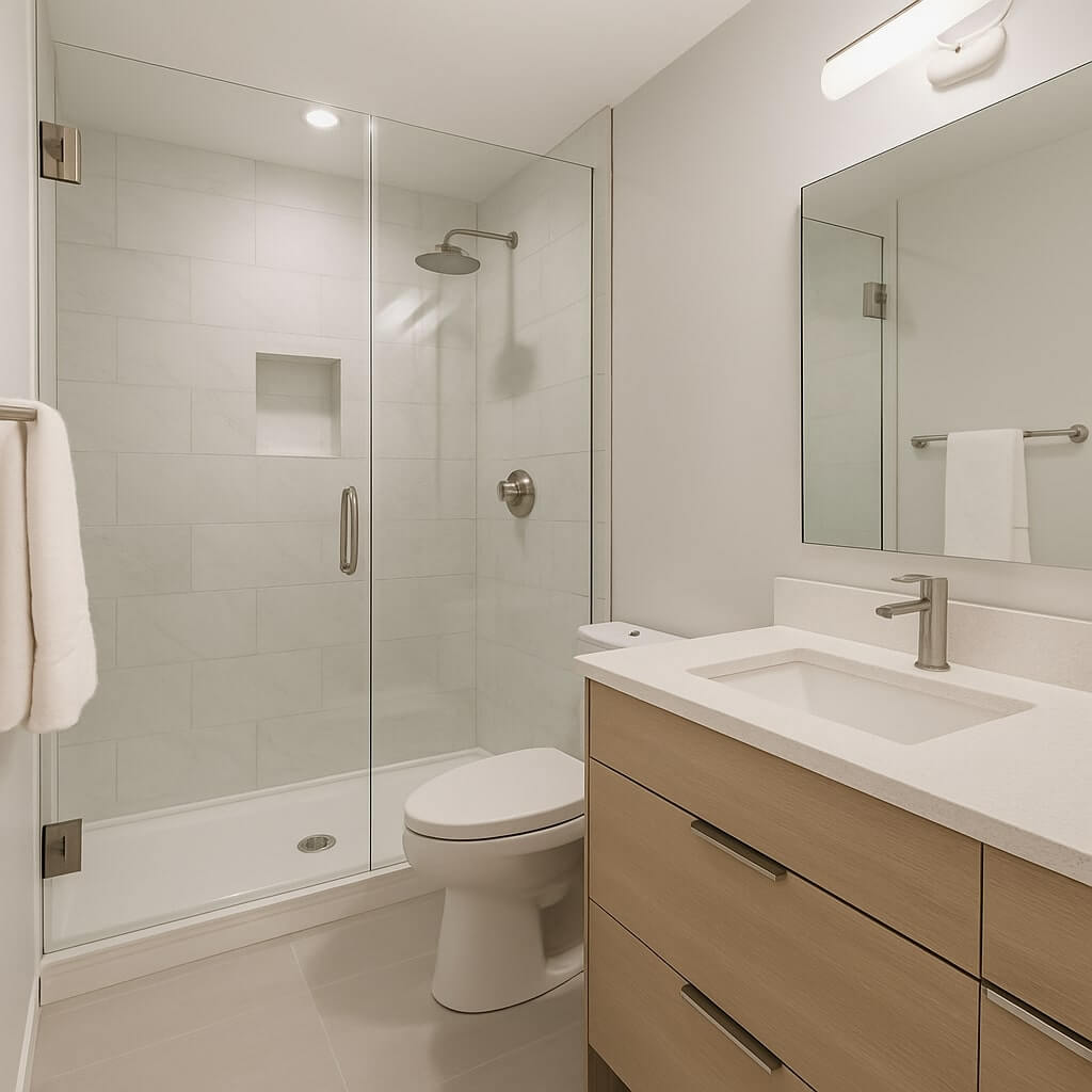 remodel condo bathroom