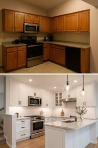 Tri-Level Kitchen Makeovers Before and After Inspiration for Your Remodel