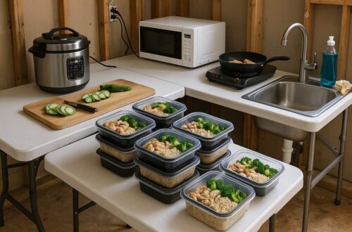 How to Meal Prep in a Temporary Kitchen During a Remodel